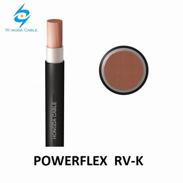 China 
                        600/1000V Plain Annealed Flexible Copper Powerflex RV-K Cable
                      manufacture and supplier