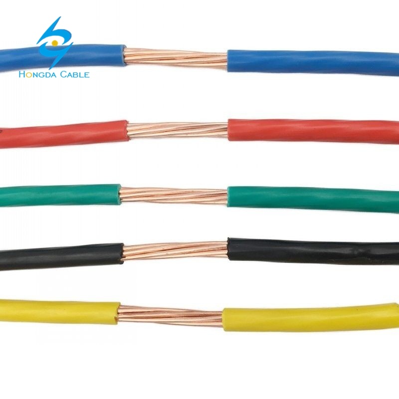 
                600V 4AWG 2 conductor de cobre aislado PVC Thw TW eléctrico Cable
            