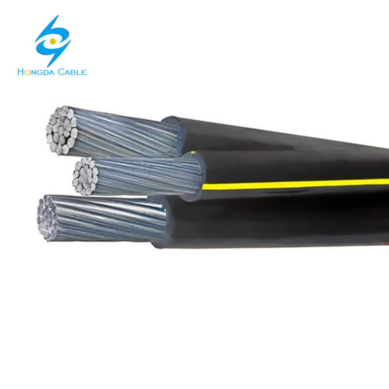 Chine 
                Fil d′aluminium 600 V isolation XLPE câble triplex URD secondaire
              fabrication et fournisseur