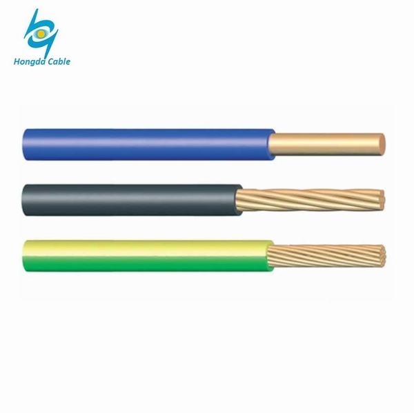 600V Copper Type 8 AWG PVC Insulated Copper Tw Thw Electric Cable Wire