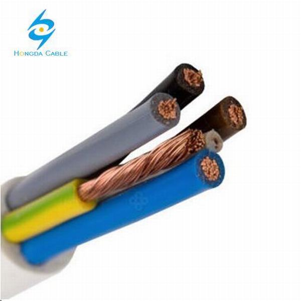 China 
                        60227 IEC 53 Rvv Electrical Cable 5 Core Flexible Cooper Wire1.5 2.5 Rvv 300/500V Cable
                      manufacture and supplier