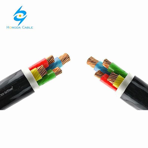 90c XLPE Insulated 4c* 50mm2 Wire Cable Underground Energy