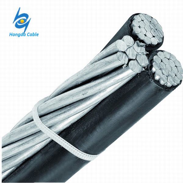 China 
                                 AAAC XLPE alambre conductor desnudo Triplex 2/0 4/0 Cable caída del servicio                              fabricante y proveedor