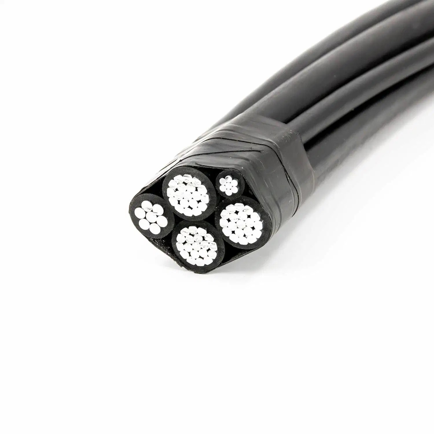 
                Cable ABC 4X50mm2+1X35mm2 RM cables de Aerial de aluminio BS 7870-5 Al XLPE 0,6/1kV
            