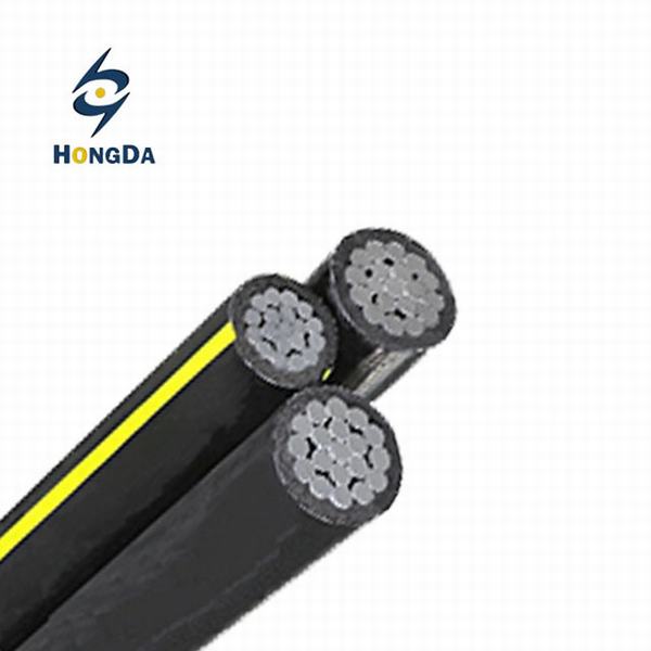 China 
                        ABC Cable AAC Conductor 1/0AWG 2AWG 16mm2 25mm2 Black XLPE Insulation Overhead Cable
                      manufacture and supplier