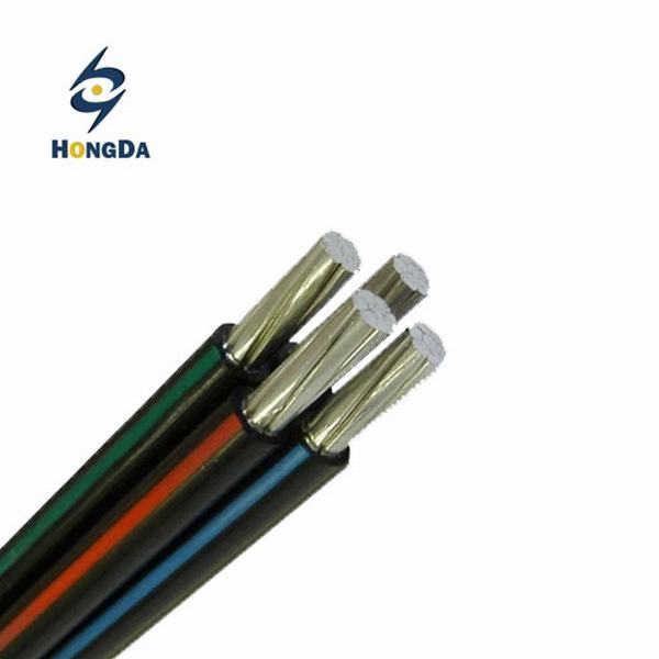 China 
                                 Cable ABC Malasia 4X35 4X50 de 4 Núcleos de cable de alimentación de la sobrecarga de la línea de aluminio                              fabricante y proveedor