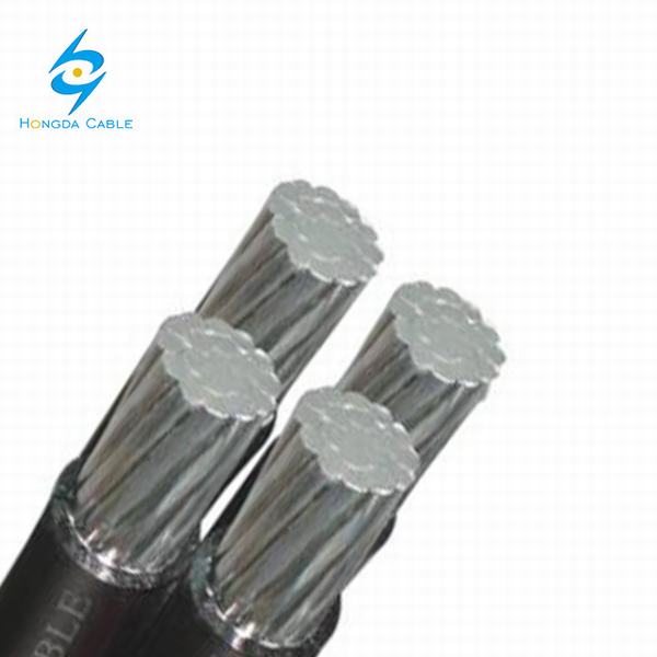 China 
                                 Cable trenzado de 2~4 ABC por núcleos de la línea de aluminio utilizado en las líneas de distribución de energía sobrecarga de tensión nominal de 600/1000V con el XLPE /PVC/HDPE Aislamiento                              fabricante y proveedor