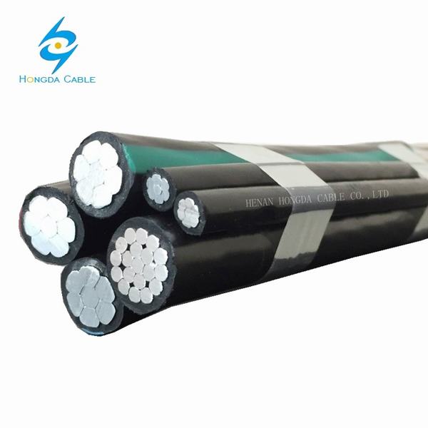 China 
                                 Zusammengerollter Kabel-selbsttragender Isolierluftdraht SIP-2 3X35+1X50+2X25                              Herstellung und Lieferant