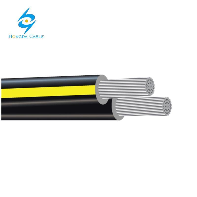 China 
                Al Duplex 600 Volt cable Ud secundario 8 6 4 2AWG
              fabricante y proveedor
