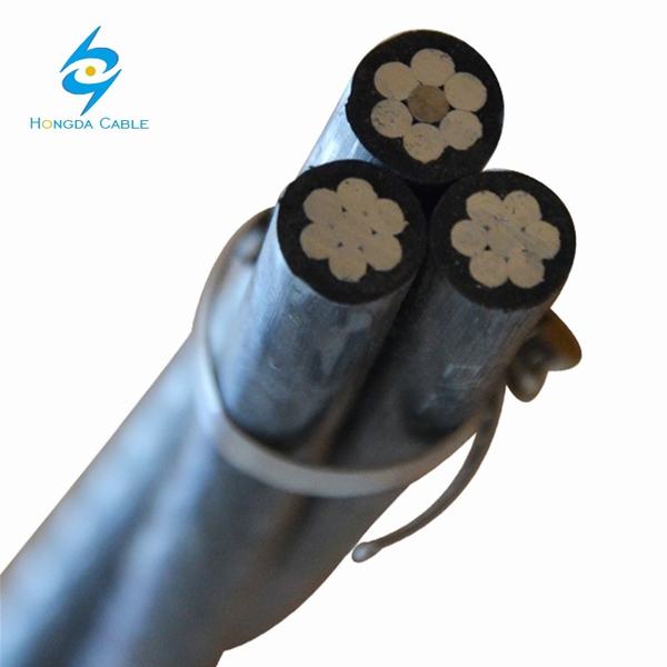 China 
                        Aluminum XLPE Cable ACSR 3*1/0 AWG Insulated Overhead ABC Cable
                      manufacture and supplier