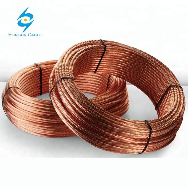 Bare Copper Stranded Conductor Earth Wire Tj 10mm2 to 500mm2