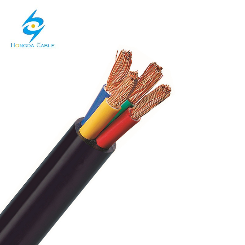 Cable 0.6/1kv 4G16 4G25 Multicore Flexible Copper XLPE PVC Industrial Cable RV-K Fxv