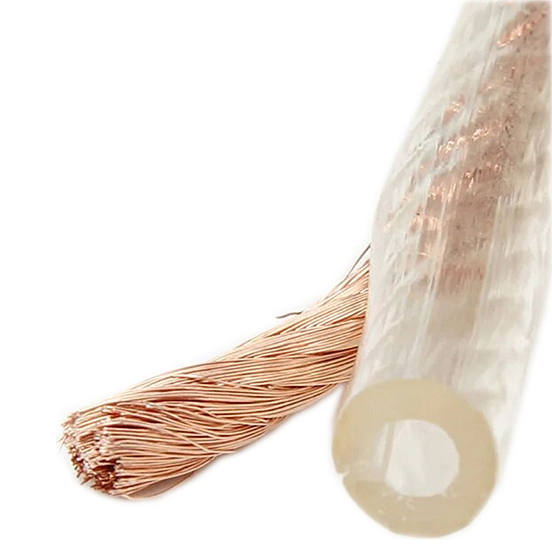 Clear Flexible Grounding Cable Earthing Copper Wire with Transparent PVC Jacket