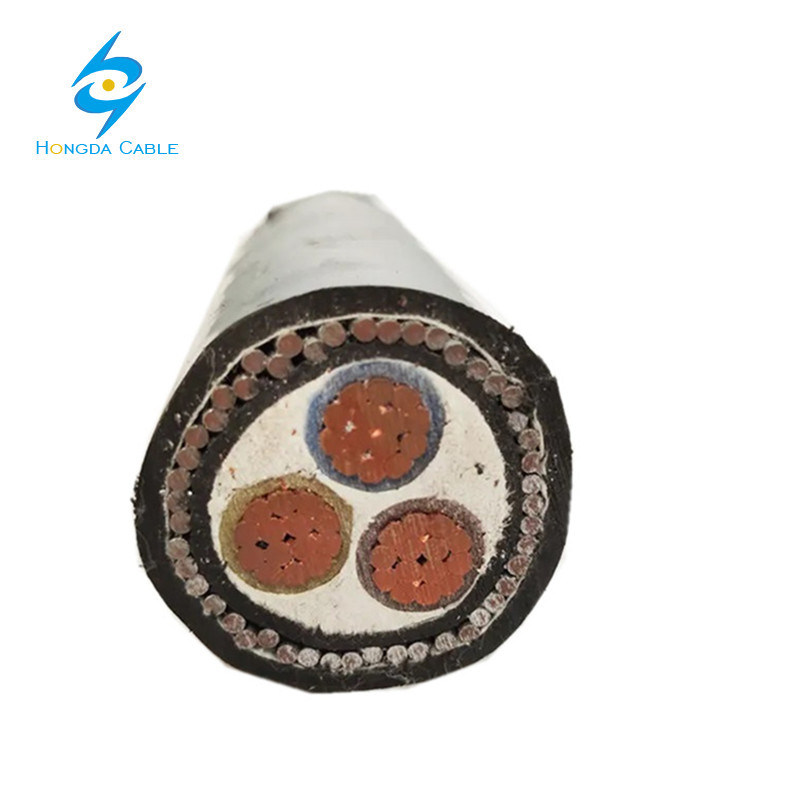 Copper Aluminum Conductor XLPE PVC Insulation 120mm 3 Core Steel Wire Armoured Swa Electrical Cable