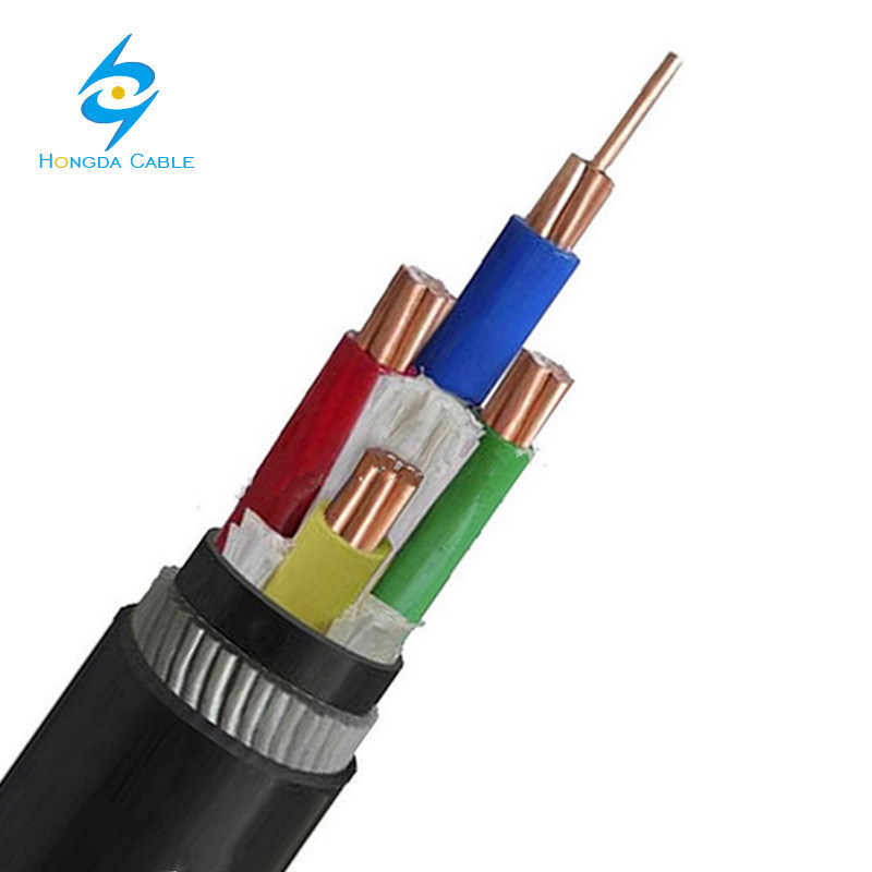 Copper Aluminum Conductor XLPE PVC Insulation 35mm 4 Core Steel Wire Armoured Swa Electrical Cable