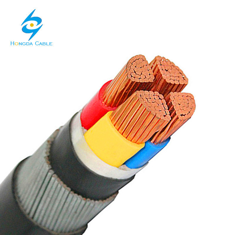 Copper Aluminum XLPE PVC 240mm 4 Core Steel Wire Armoured Swa Electrical Cable