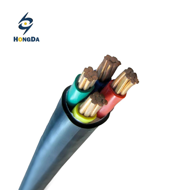 
                                 Conductor de cobre de 4 núcleos de aislamiento XLPE 70 95 120 150 185 240 300mm2 Cable de alimentación                            