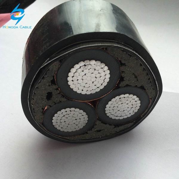 China 
                        Copper Conductor Armored 11kv 3 Core 240mm Mv Cable
                      manufacture and supplier