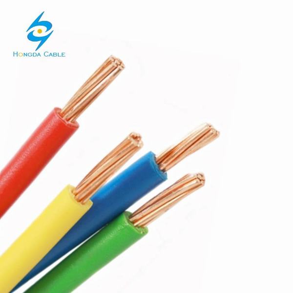 China 
                                 O material condutor de cobre com isolamento de PVC 10mm2 Fio de construção                              fabricação e fornecedor