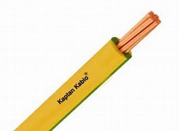 China 
                                 Kupferne Kern 25 Quadrat-mm gelbes Greeen Ecc-Massen-Kabel Leiter Belüftung-Insualted Singel                              Herstellung und Lieferant