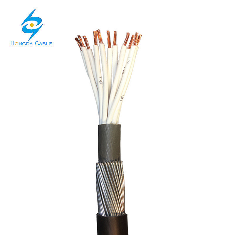 Copper PVC Insulated Control Cable 1.5mm 2.5mm 12 Core Steel Wire Armoured Swa Cable