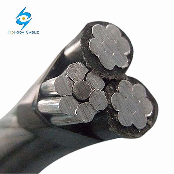 China 
                                 Cubiertas AAC conductores trenzados armaron el cable de aluminio de 2 X 2 1/0                              fabricante y proveedor