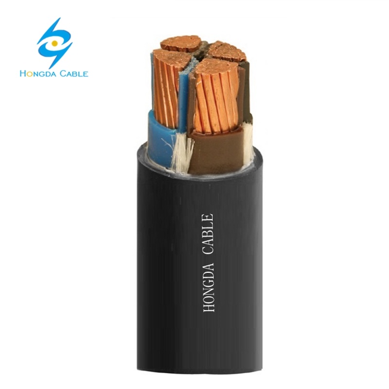 Cyky Power Cable 0, 6/1kv with Cu Conductors, PVC Insulated and Sheathed