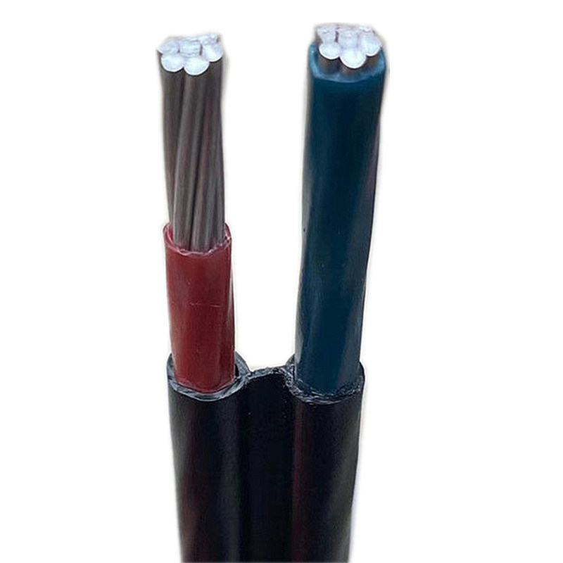 China 
                Double Layer Insulation Cable Wire Parallel 25mm Aluminum Twin Cable 600/1000V
              manufacture and supplier