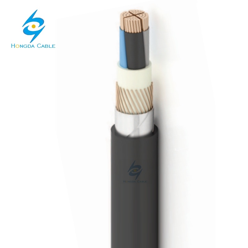 Exavb Power Cable 0, 6/1 Kv with Cu Conductors, XLPE Insulated and PVC Sheathed