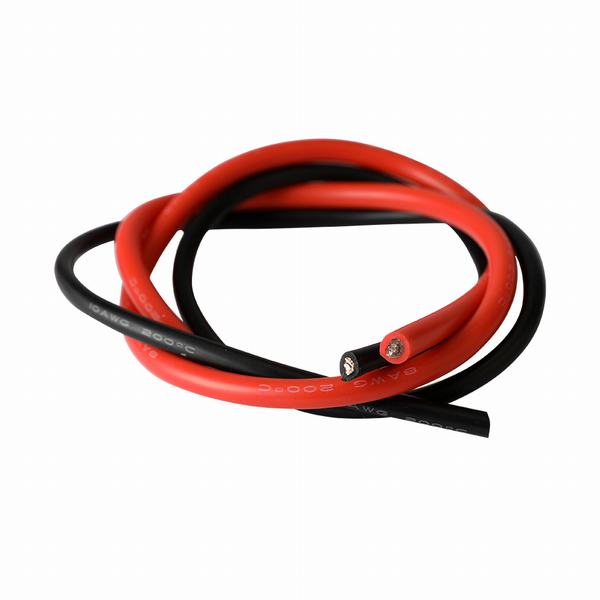 Good Quality High Temperature Resistant 300/500 Flexible Silicone Wire Cable 6 8 10 12 14 16 18AWG