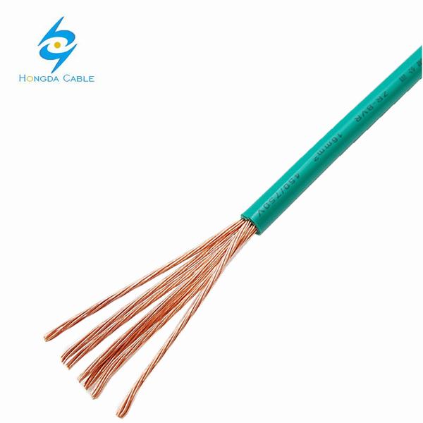 China 
                                 Cabo de aterramento do cabo de cobre flexível 6mm2 25mm2 150mm de fio de PVC                              fabricação e fornecedor