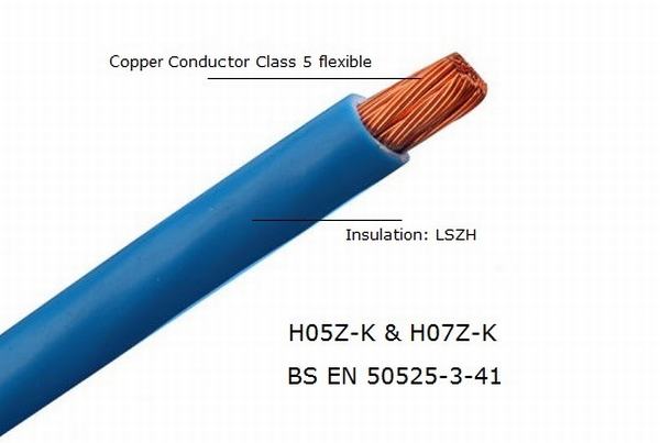 Cina 
                                 PVC di rame del cavo di memoria di H07V-K singolo per colore rosso dell'installazione 2.5mm2                              produzione e fornitore