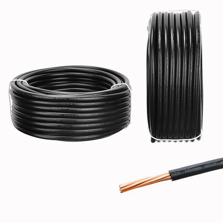 China 
                H07V-R 1X6mm2 Rigid Yarns Residential Cables and Wires for Building Wire
              manufacture and supplier