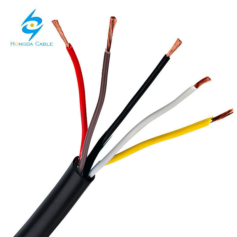 
                                 H07VV-F-Wire-Vtmb-cable-Vtlb-cable eléctrico cable flexible de cobre PVC aislado RVV Wire 1,5 2,5 4                            