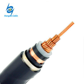 China 
                Alta tensión de alimentación DC de cobre trenzado CU LLDPE XLPE 250mm2 500mcm Cables Cable eléctrico de 15 Kv
              fabricante y proveedor