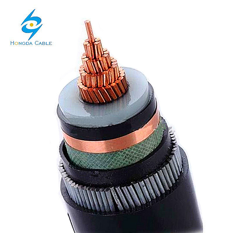 
                Câbles électriques haute tension XLPE 240mm2 500mm2 400mm2 1.9/3.3kv 6.35/11kv Cu/XLPE/PVC/Awa/PVC
            