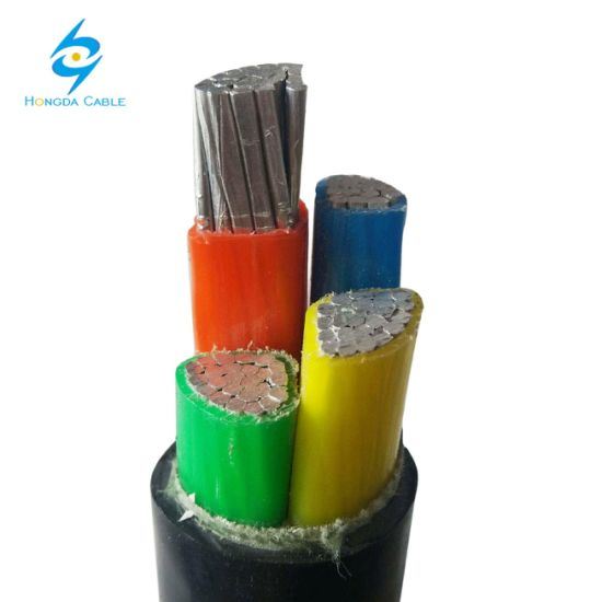 China 
                Niederspannung XLPE PVC isoliert 4 Ader 95 mm2 120 mm2 240 mm2 Aluminiumkabel
              Herstellung und Lieferant