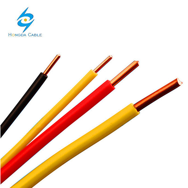 Low Smoke Halogen-Free Solid Monopolar Copper Cable 1.5mm 2.5mm Electric Wire H07z-U H07z1-U