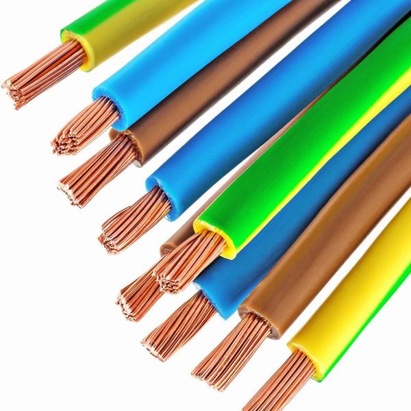 China 
                        Low Voltage 450/750V Copper Conductor PVC / XLPE Insulated Yellow Green Earth Wire Electric Wire
                      manufacture and supplier