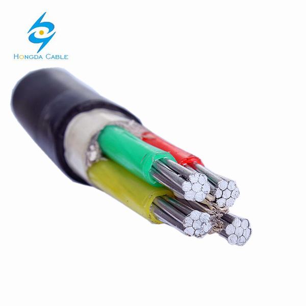 Китай 
                                 Низкое напряжение электрического провода кабеля питания из ПВХ алюминиевого кабеля Na2Nayy xy-J 4X16                              производитель и поставщик