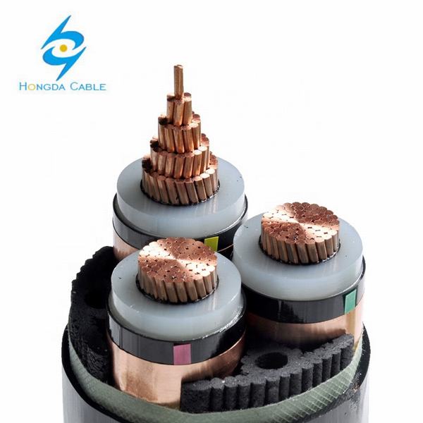 China 
                        Medium Voltage 3 Core Copper/Aluminum Conductor XLPE Insulated Armoured Power Cable
                      manufacture and supplier