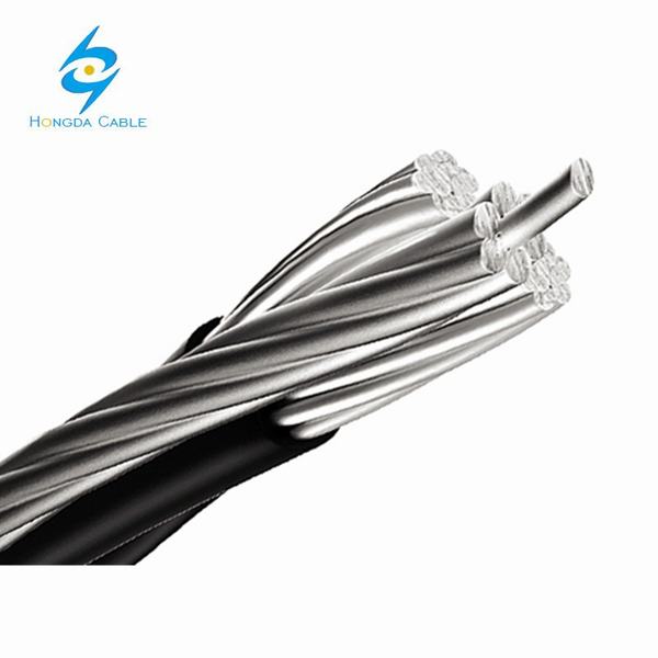 Chine 
                                 Câble d'aluminium multiplexé AAC 2 x 6 AWG câblage Les câbles 600V en aluminium                              fabrication et fournisseur