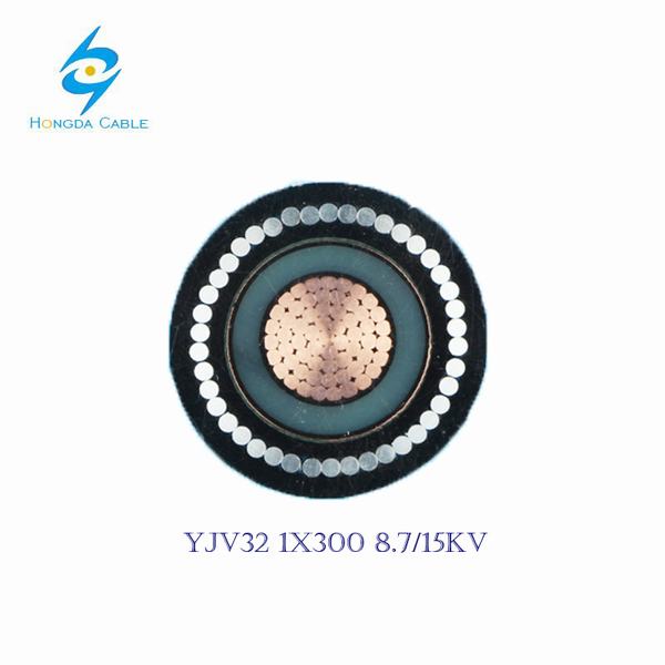 China 
                                 Mv 8.7/15kv 1X300/3X300mm2 XLPE de cobre del cable de alimentación Insualted                              fabricante y proveedor