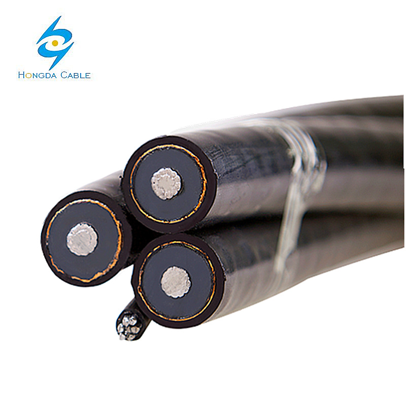 China 
                        Mv Al/XLPE/Cts/PVC Aerial Bundle Cable 3*70mm2 +1*50mm2 IEC 60502 6.35/11 Kv
                      manufacture and supplier