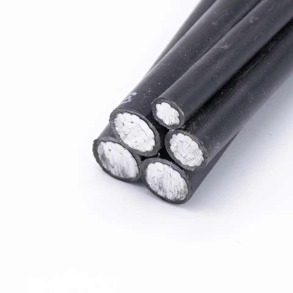 China 
                NFC 33209 Aluminum 3*70+1*54.6+1*16mm2 Twist Line Overhead ABC Aerial Bundle Cable
              manufacture and supplier