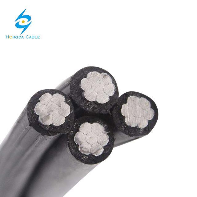 China 
                NFC 33209 Aluminum XLPE 4 Core 16sqmm Overhead Twist 4*16mm2 ABC Aerial Bundle Cable
              manufacture and supplier