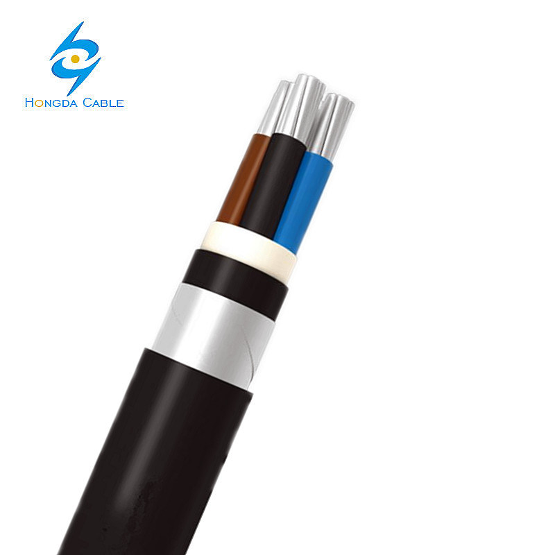 Na2xby Low Voltage 0.6/1kv Aluminum Conductor XLPE Double Galvanized Steel Tape Armoured Cable