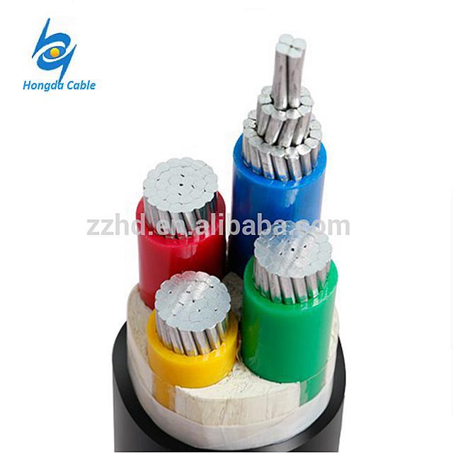 Na2xy-J 4X95 mm2 4X50 mm2 0.6/1 Kv XLPE Insulated Cable Al / XLPE / PVC