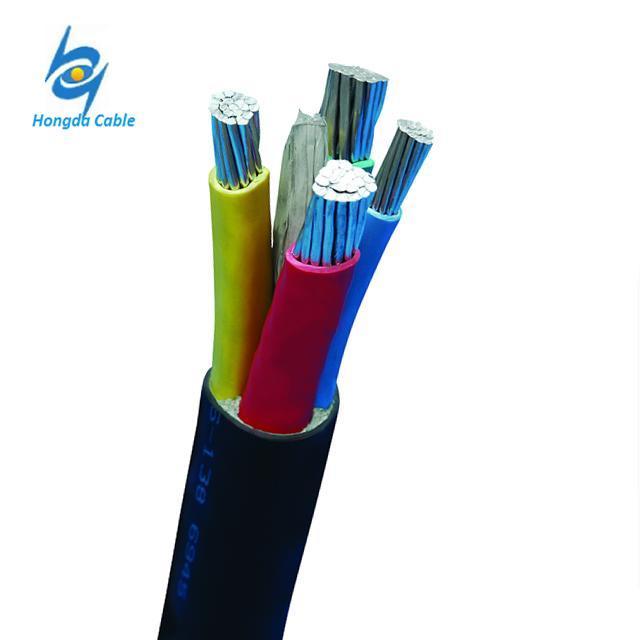 China 
                                 NAYY NA2XY 4X240 Alu 3 Phasen Aluminium Kabel Preis elektrisch Netzkabel                              Herstellung und Lieferant
