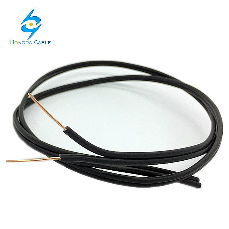 Outdoor 2 Conductor Twisted Pair Drop Wire Steel Single Pair Field Telephone Cable